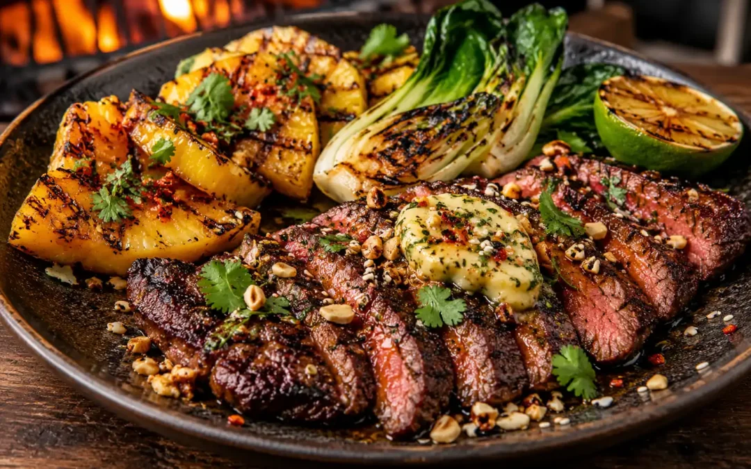 skirtsteak-vom-grill-gegrillte-ananas-pak-choi